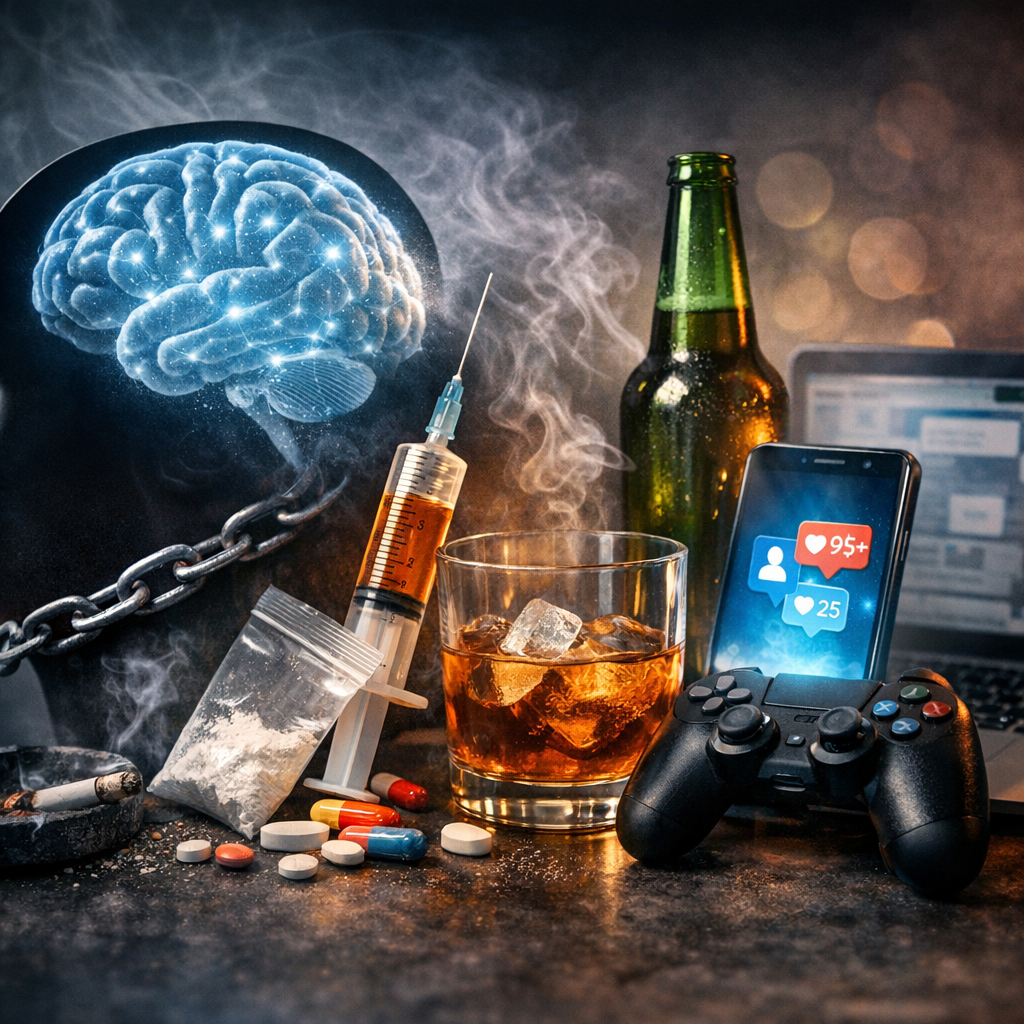 الإدمان: مرض نفسي قابل للعلاج وليس ضعفًا في الإرادة